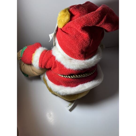 90's 12’ Winnie The Pooh Santa Plush Lantern Happy Holidays from WDW with tags - Picture 4 of 11